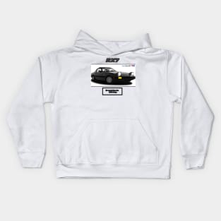 Mazda RX7 FB Black Kids Hoodie